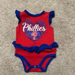 Genuine Merchandise Red and Blue Baby Outfit